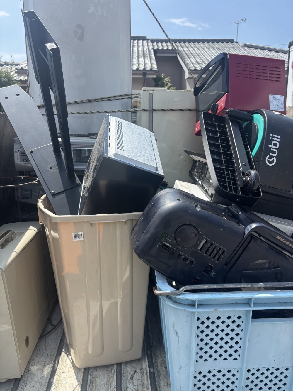 古賀市 冷蔵庫などの不用品回収を致しました