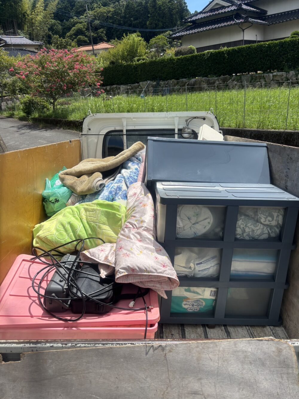 糟屋郡粕屋町 不用品の回収をさせて頂きました。