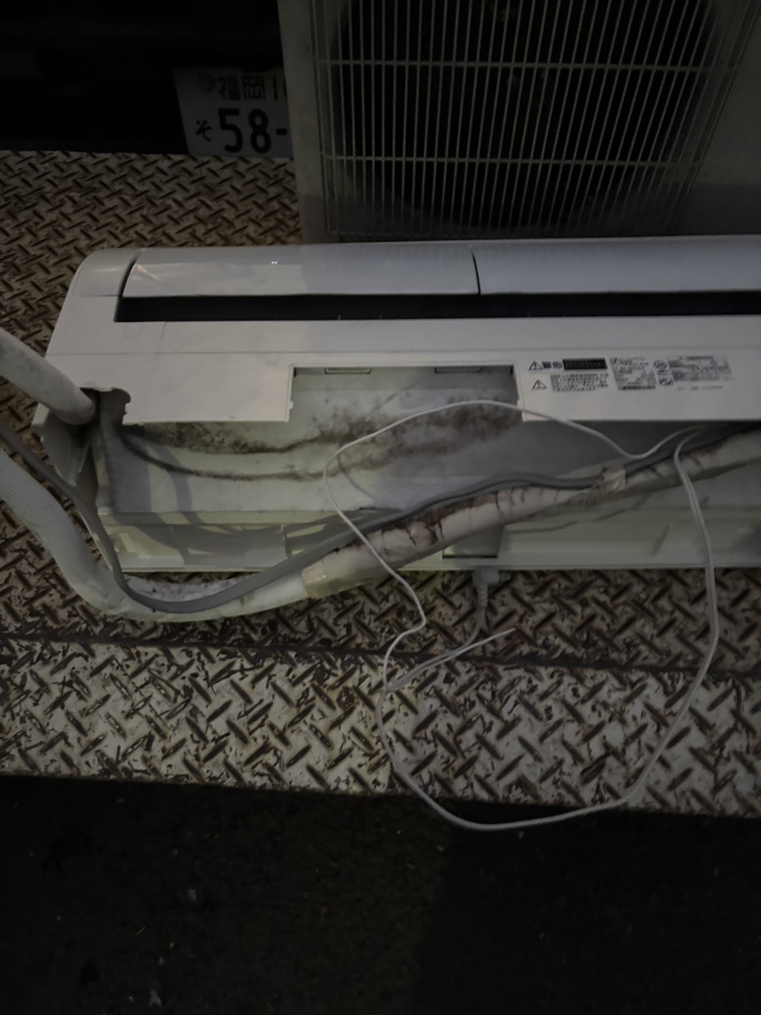 福岡市中央区唐人町 エアコンの不用品回収をさせて頂きましまた