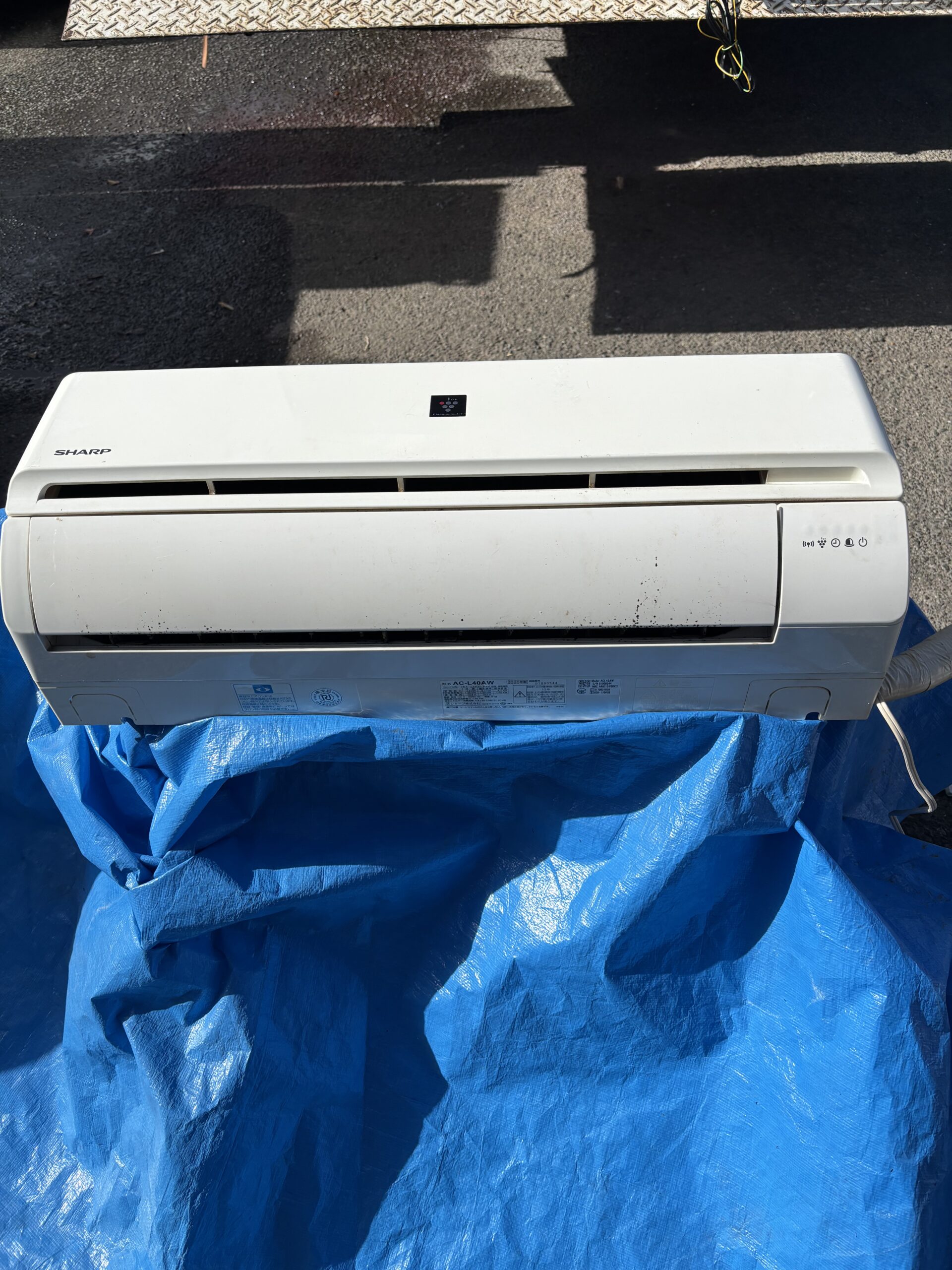 福岡市早良区西新 SHARPエアコンの出張買取をさせて頂きました