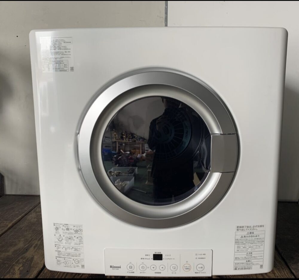 未使用 Rinnai ガス衣類乾燥機の出張買取を致しました。買取価格40000円